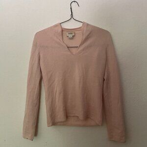 Womens Pink Neiman Marcus Cashmere Sweater